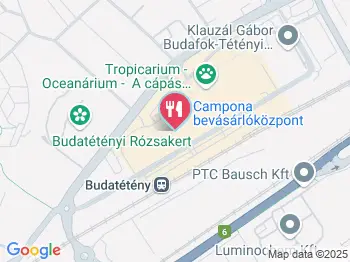 CineCittá Café & Restaurant - Campona Budapest a térképen