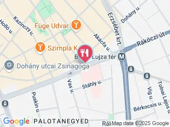 Cinnahaven Budapest a térképen