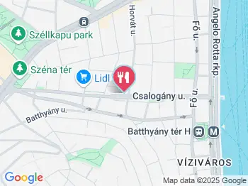 Cinnamon Budapest a térképen