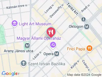 Circo Pizza Budapest a térképen