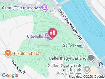 Citadella Kávézó Budapest a térképen