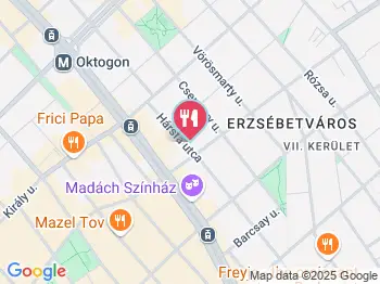 City Café Budapest a térképen