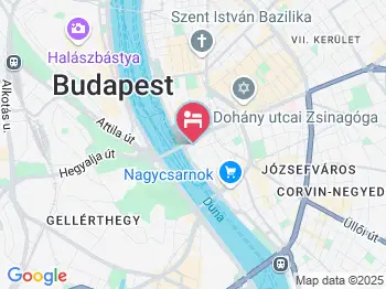 City Hotel Mátyás Budapest a térképen