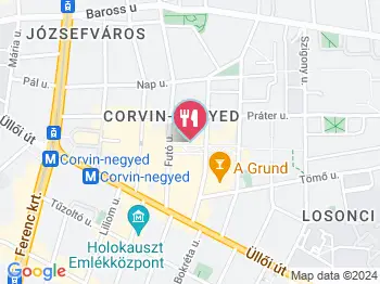 Classic Rock Coffee Budapest a térképen