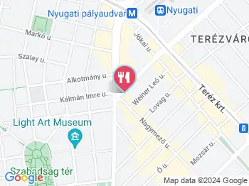 Cloud Büfé Wok Bar Budapest a térképen