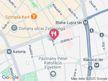 Club 93 Pizzéria Budapest a térképen