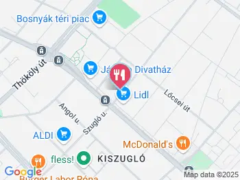 Club 88 Étterem & Grillterasz Budapest a térképen