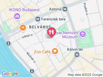 Code Zero Wine & Grill Budapest a térképen