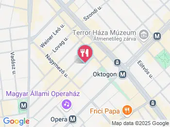 Coffee Cat Budapest a térképen