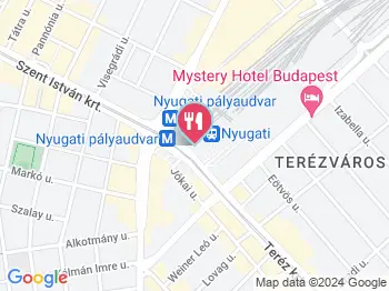 Coffee Station - Nyugati Pályaudvar Budapest a térképen