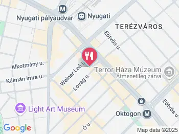 Coffeetuned Budapest a térképen