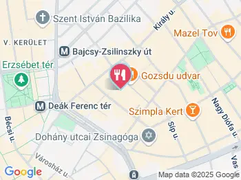 Color bar & bistro Budapest a térképen