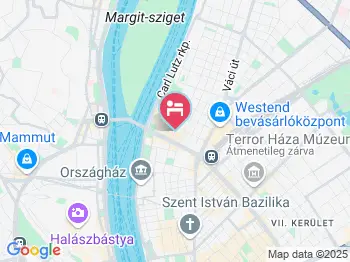 Comedy Theatre Apartman Budapest a térképen