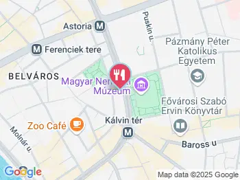 ComiX Coffee Budapest a térképen