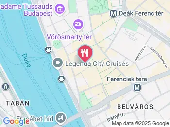 Comme Chez Soi Étterem Budapest a térképen