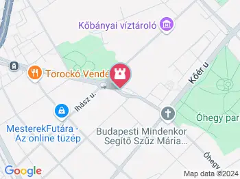 Conti kápolna Budapest a térképen