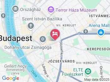 Continental Hotel Budapest Budapest a térképen