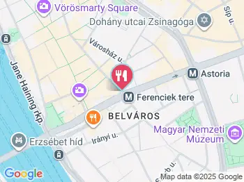 Cookie Beacon Brunch Ferenciek Budapest a térképen