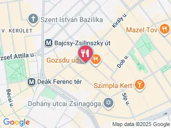 Cookie Space Budapest a térképen