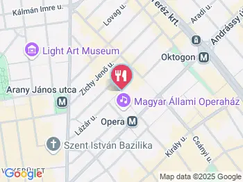 Cork Breakfast & Wine Budapest a térképen