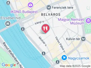 Corso Gourmet Budapest a térképen