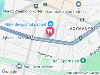 Cortesi - Allee Budapest a térképen