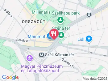 Cortesi - Mammut II. Budapest a térképen