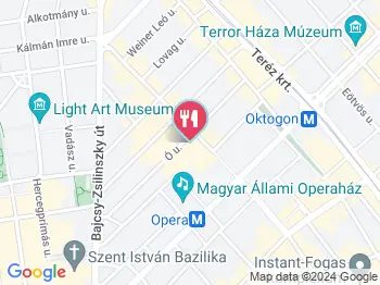 CORTO Café Budapest a térképen