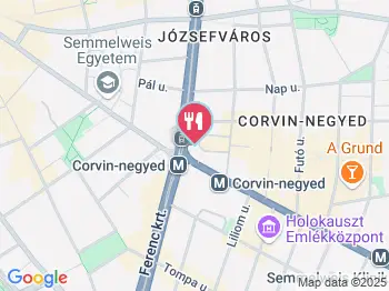Corvin Mozi Bar & Coffee Budapest a térképen