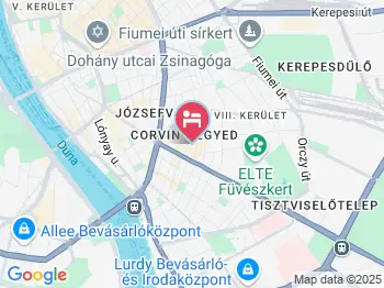 Corvin Sétány Apartman Budapest a térképen