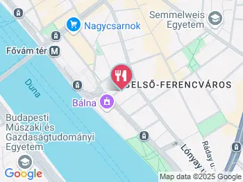 Corvinus Café Budapest a térképen