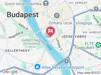 Cosmo City Hotel Budapest a térképen
