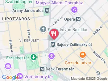 Costa Coffee - Andrássy út Budapest a térképen