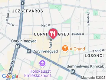 Costa Coffee - Corvin Plaza Budapest a térképen