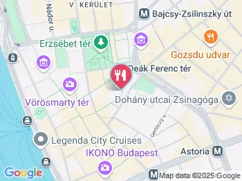 Costa Coffee - Deák Ferenc tér Budapest a térképen