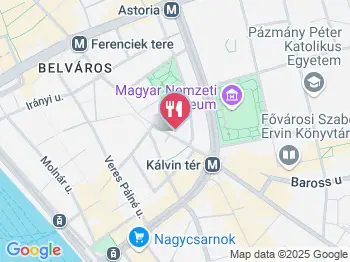 Costa Coffee - Kálvin Budapest a térképen