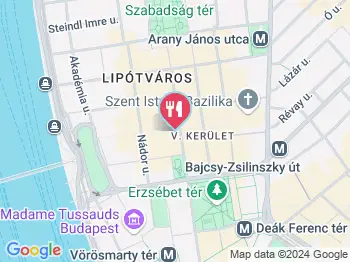 Costes Izakaya Budapest a térképen