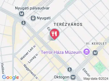 Cosy Café Budapest a térképen