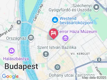 Cotton House Budapest a térképen