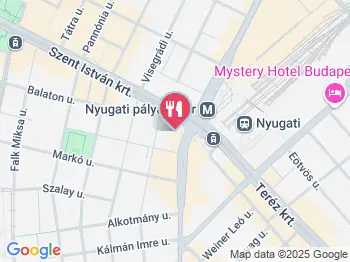 Créme Cup Café - Alexandra Könyvesház Budapest a térképen