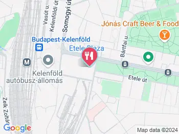 Crepes Factory - Etele Plaza Budapest a térképen
