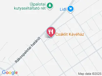 Csáklit Kávéház Budapest a térképen