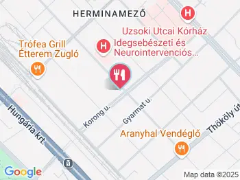 Csalogató Étterem Budapest a térképen