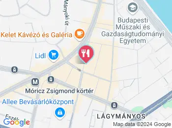 Császármorzsa Budapest a térképen