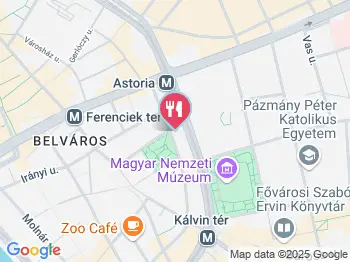Csendes Létterem Budapest a térképen