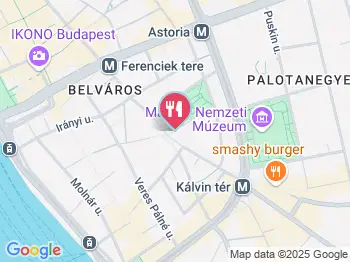 CsendesM Budapest a térképen