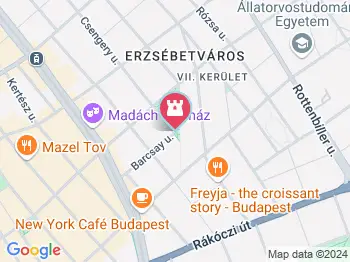 Csengery Antal szobra Budapest a térképen