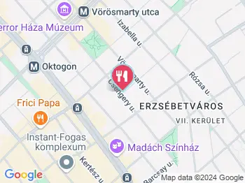 Csengery Reggeliző & Kávézó Budapest a térképen