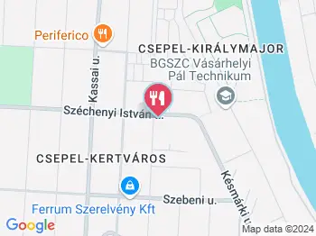 Csepeli Cukrászda Budapest a térképen