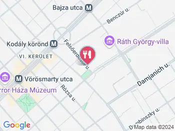 Cserepes Kisvendéglő Budapest a térképen